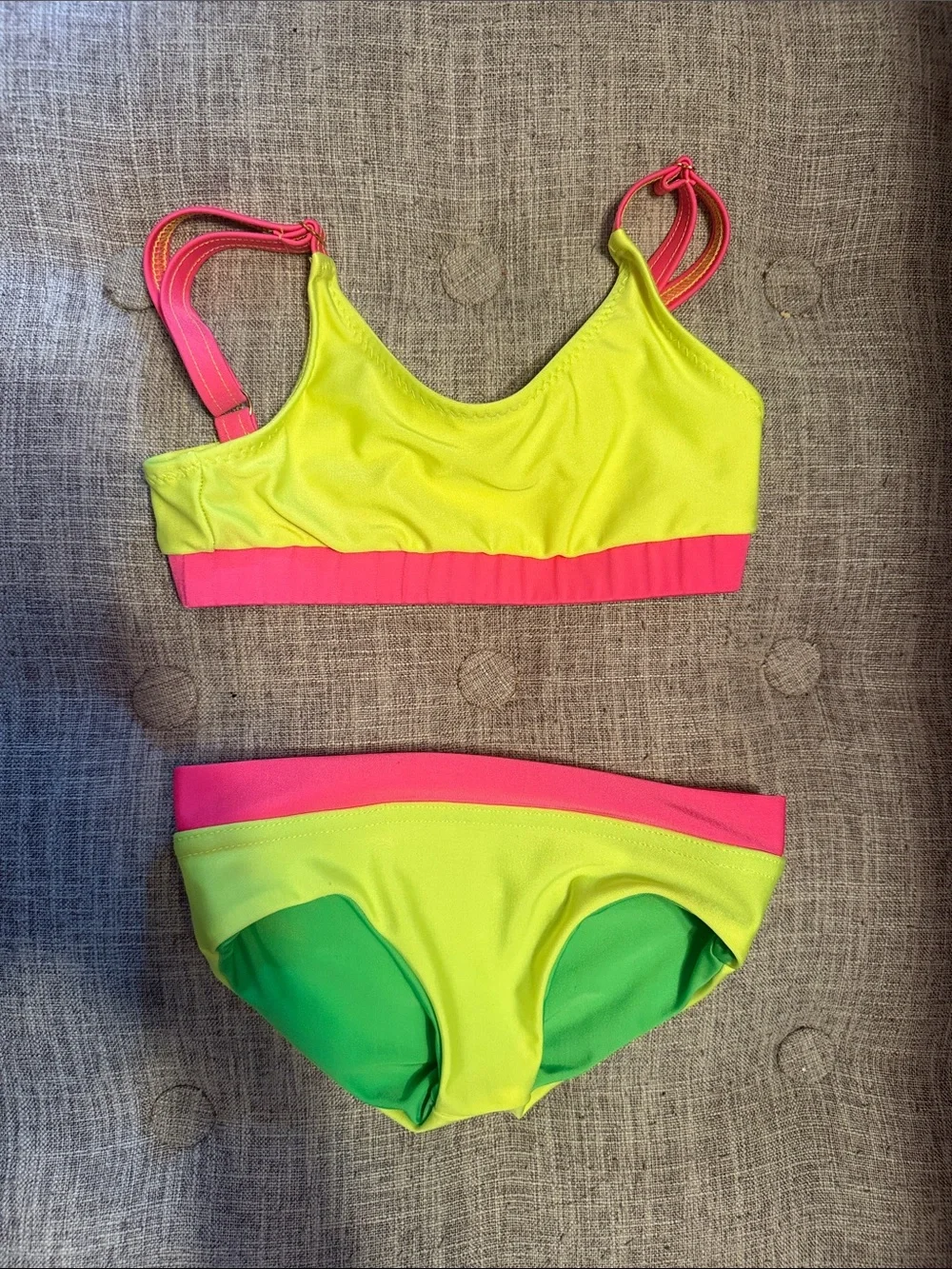 HiViz Girls' Neon Swimsuit-